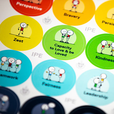 Character Strengths Stickers (picture-based)